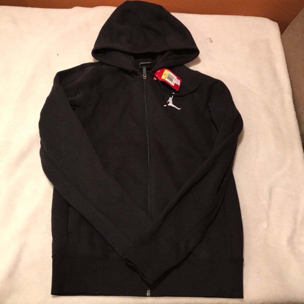 Nike Air Jordan Men's FLIGHT FLEECE ZIP UP HOODIE